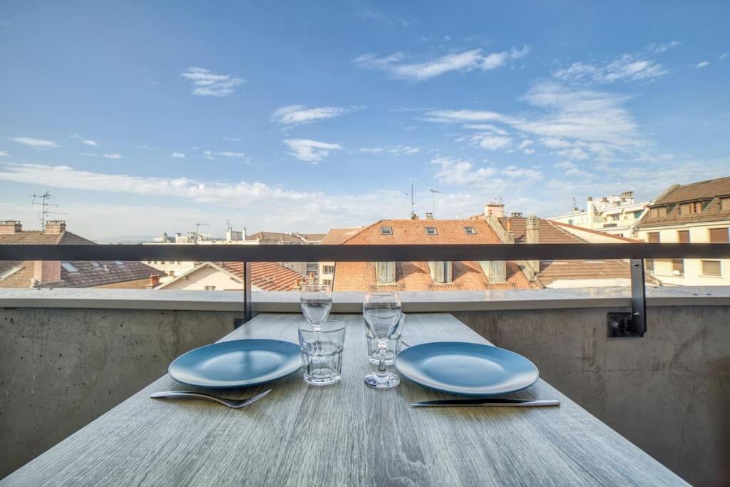 Appartement Modern'Blue - Gare Annemasse A 3Min-Geneve Acces Direct Extérieur photo