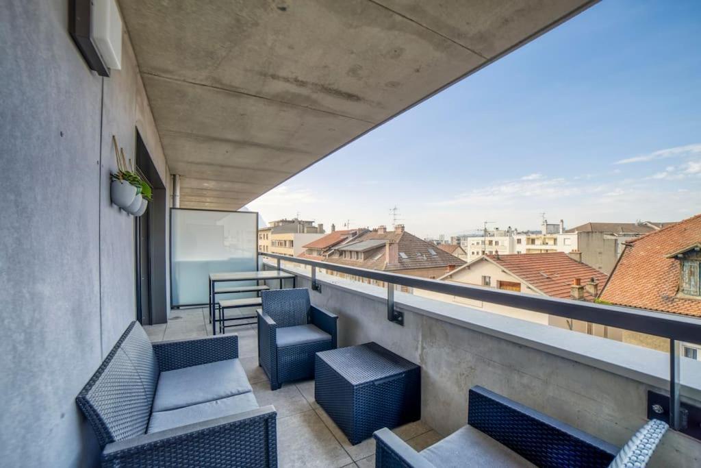 Appartement Modern'Blue - Gare Annemasse A 3Min-Geneve Acces Direct Extérieur photo